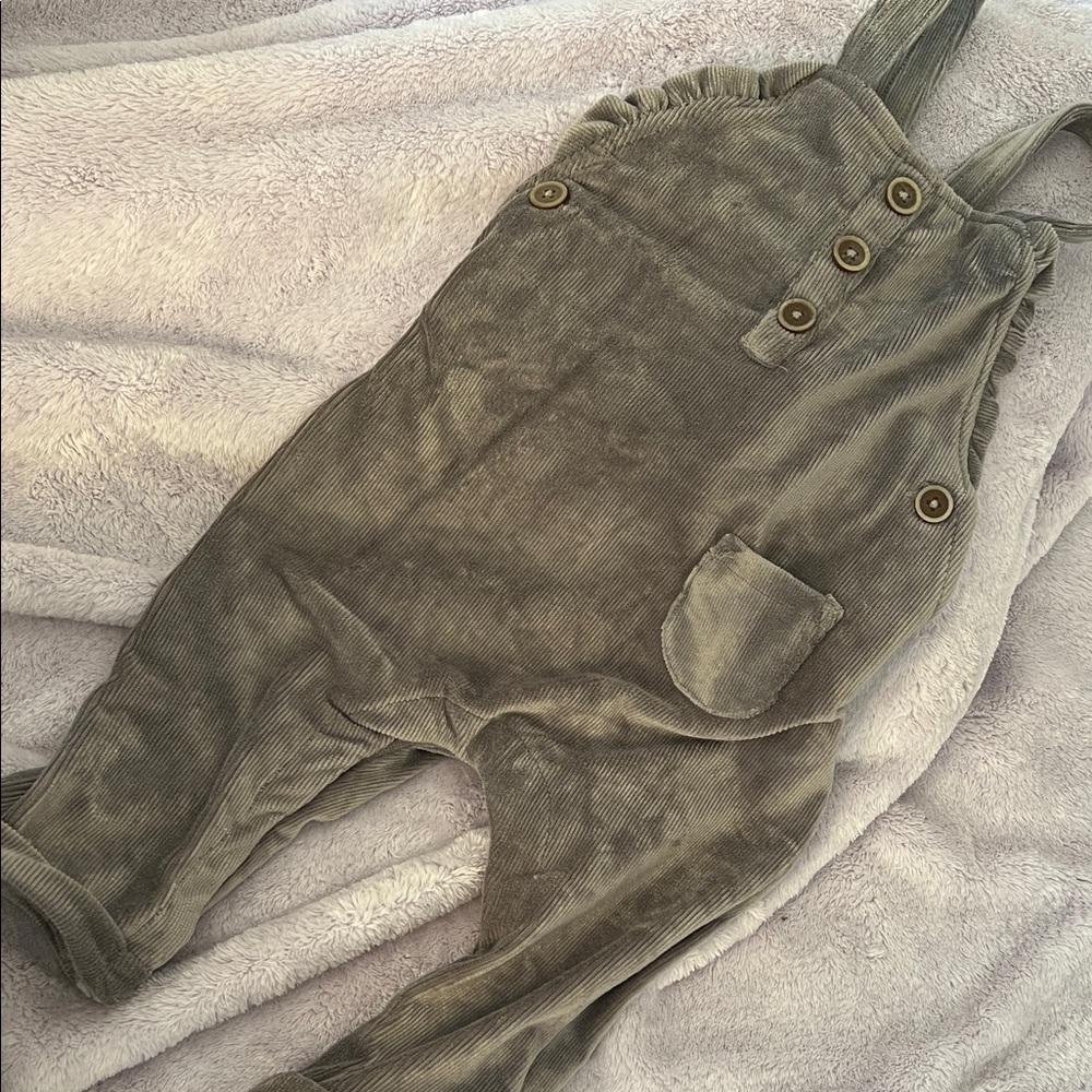 Jessica Simpson grey Corduroy overalls